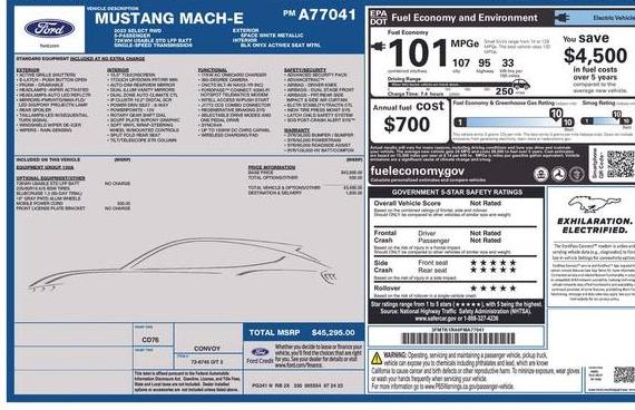 FORD MUSTANG MACH-E 2023 3FMTK1R44PMA77041 image